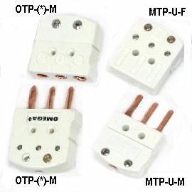 Connectors, Ext Wires-Connectors & Adaptors-Thermocouple Connectors OTP-/MTP- Series