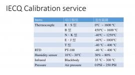 Calibration Service-Calibration Capacity-Calibration Service