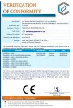 Certifications/PatentsFine Wire Welder CE CertFine Wire Welder